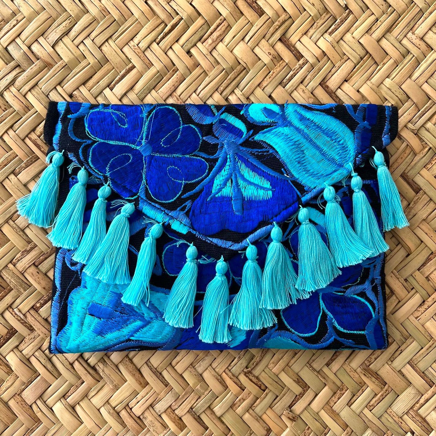 Bolso de mano brocado