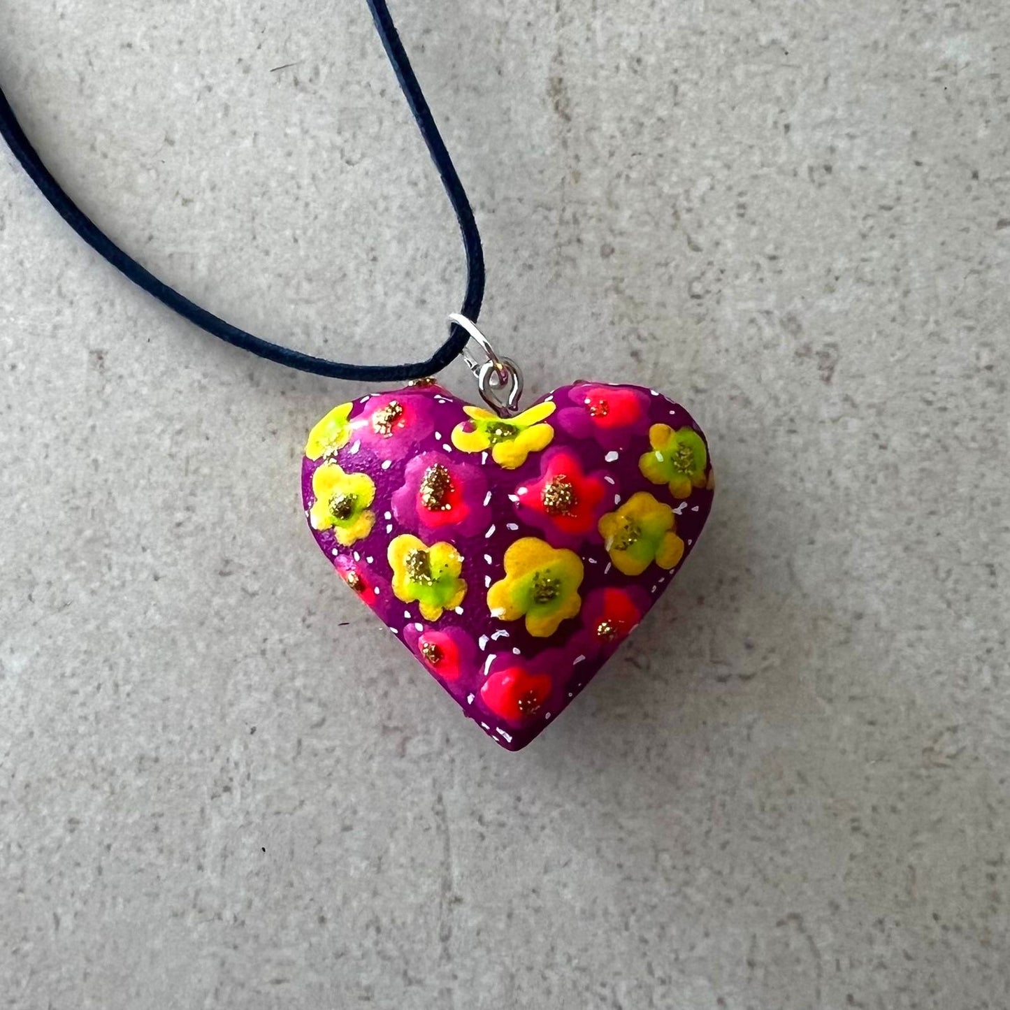 Colgante Corazón Madera