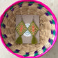 Pendientes tela bordada