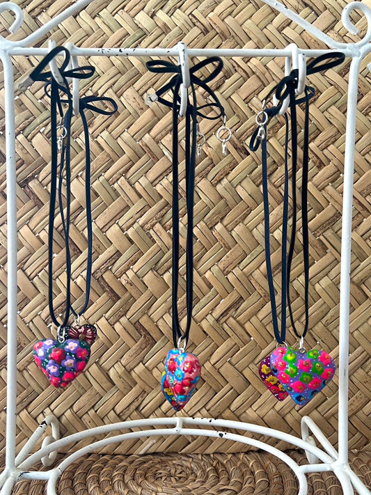 Colgante Corazón Madera