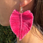 Pendientes hilo algodón