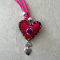 Colgante Corazón Huipil