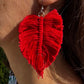 Pendientes hilo algodón