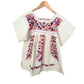 Blusa artesanal bordada a mano de Chilac, Puebla