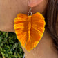 Pendientes hilo algodón